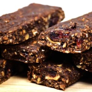 Collagen-Infused Chocolate Cranberry Protein Bars